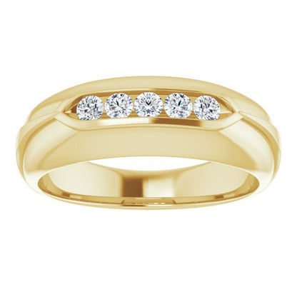 1/3 CTW Natural Diamond Band, 7.5 mm