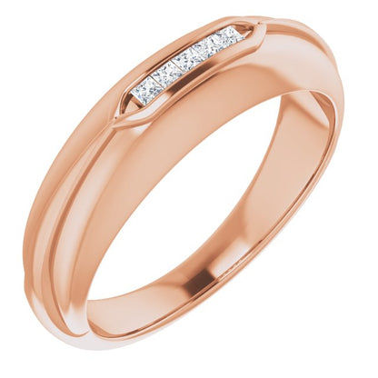 1/8 CTW Natural Diamond Band, 6.5 mm