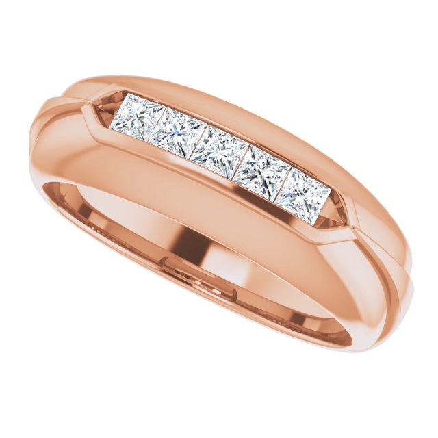 1/2 CTW Natural Diamond Band, 7.5 mm
