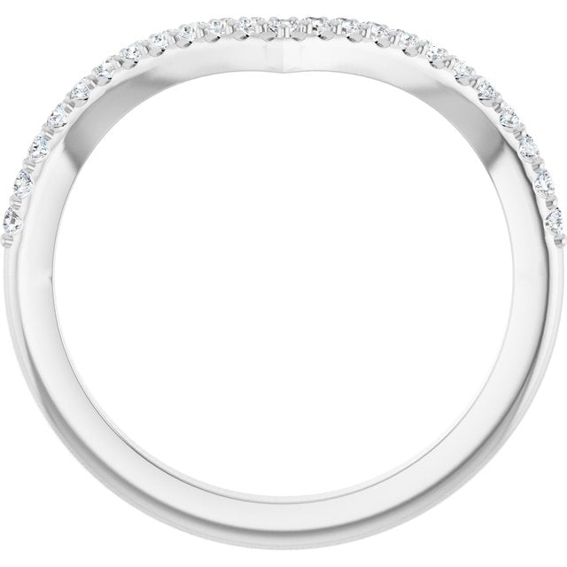 1/5 CTW Natural Diamond Band, 2.3 mm