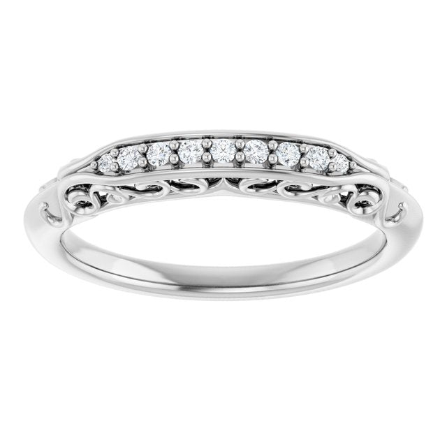 .07 CTW Natural Diamond Matching Band, 2.93 mm