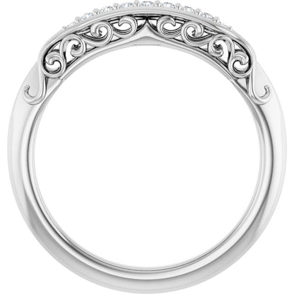 .07 CTW Natural Diamond Matching Band, 2.93 mm