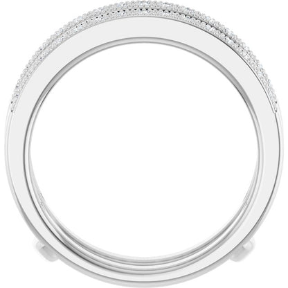 1/3 CTW Natural Diamond Ring Guard, Style 2