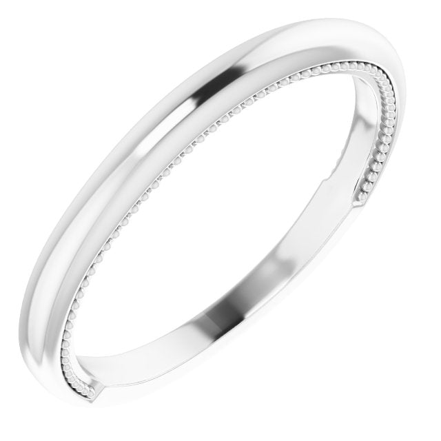 Milgrain Matching Band