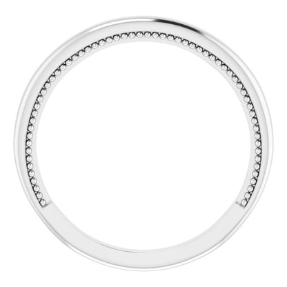 Milgrain Matching Band