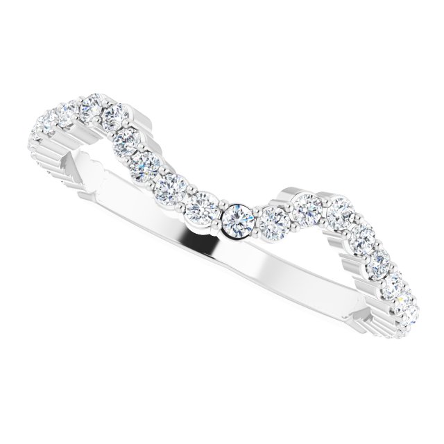 3/8 CTW Natural Diamond Band, 1.8 mm