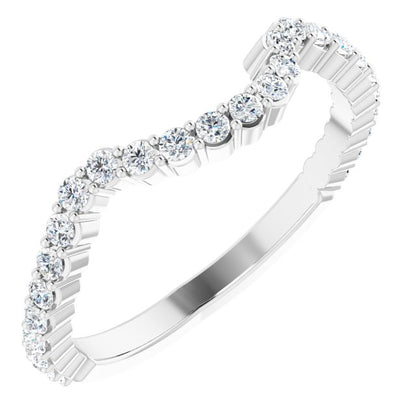 3/8 CTW Natural Diamond Band, 1.8 mm