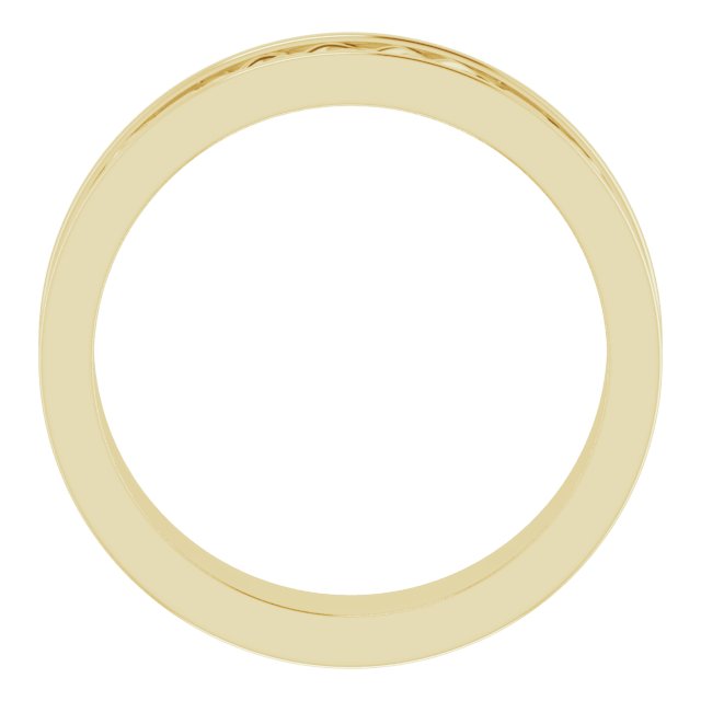 Celtic-Inspired Flat Band, 6 mm