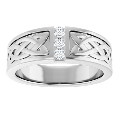 1/5 CTW Natural Diamond Band, 7.85 mm