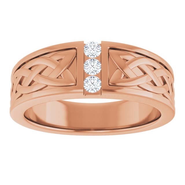 1/5 CTW Natural Diamond Band, 7.85 mm