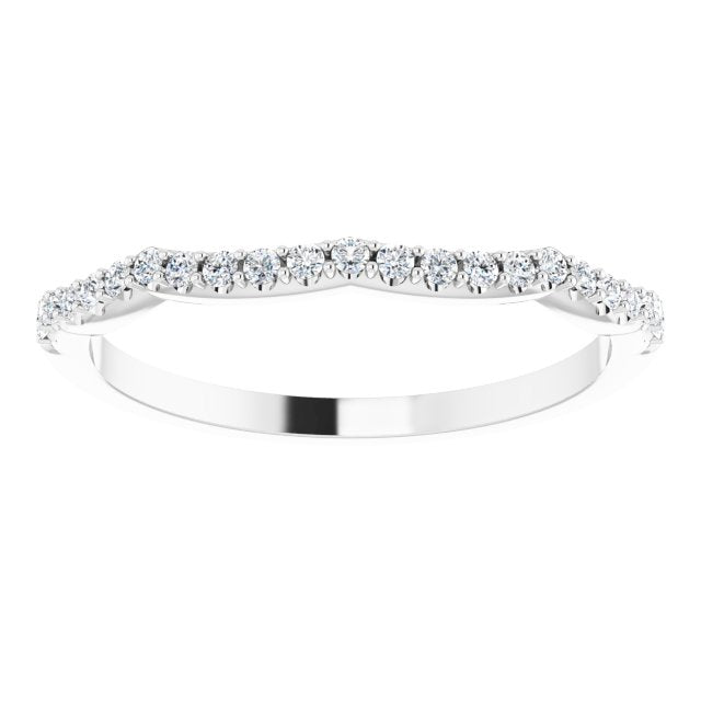 1/6 CTW Natural Diamond Matching Band, 1.49 mm