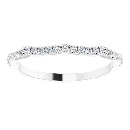 1/6 CTW Natural Diamond Matching Band, 1.49 mm