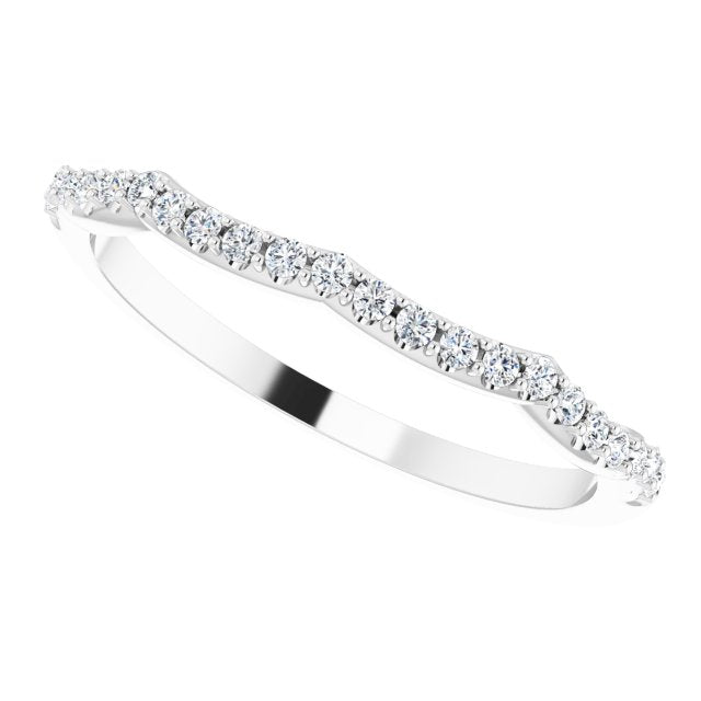 1/6 CTW Natural Diamond Matching Band, 1.49 mm