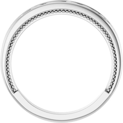 Vintage-Inspired Matching Band, 2.74 mm
