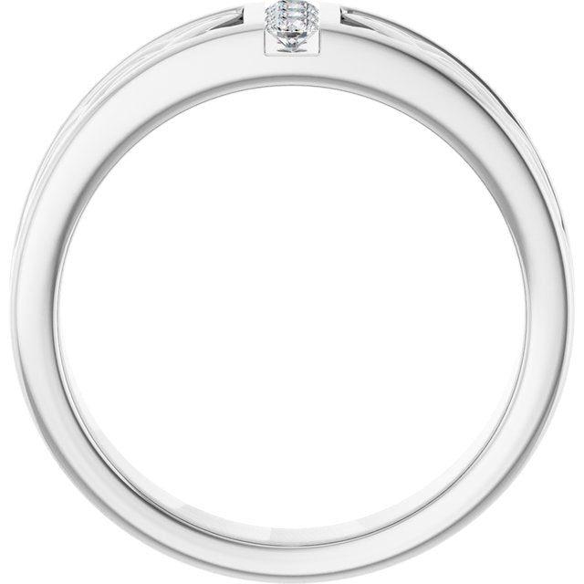 1/5 CTW Natural Diamond Band, 7.85 mm