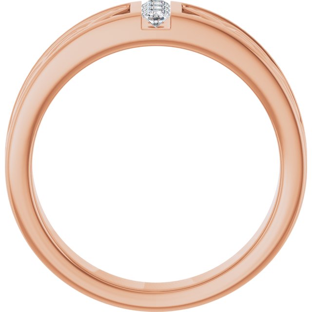 1/5 CTW Natural Diamond Band, 7.85 mm