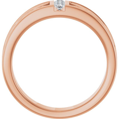 1/5 CTW Natural Diamond Band, 7.85 mm