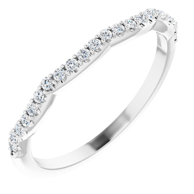 1/6 CTW Natural Diamond Matching Band, 1.49 mm