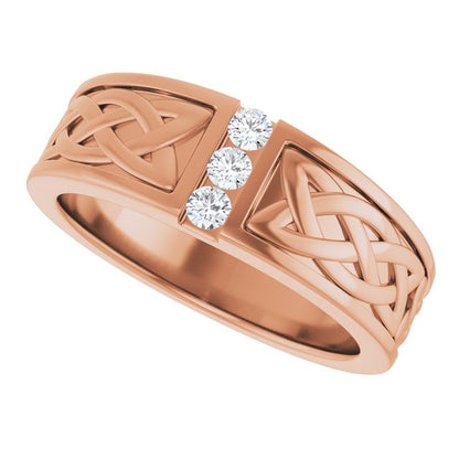 1/5 CTW Natural Diamond Band, 7.85 mm