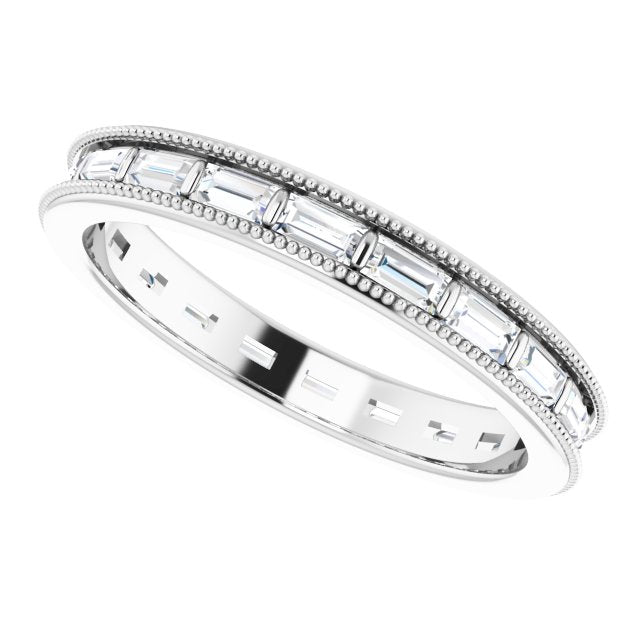 3/4 CTW Diamond Eternity Band, 3.2 mm