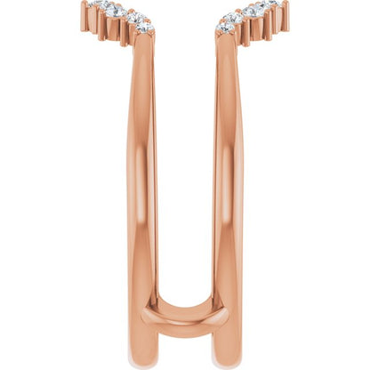 1/6 CTW Natural Diamond Ring Guard
