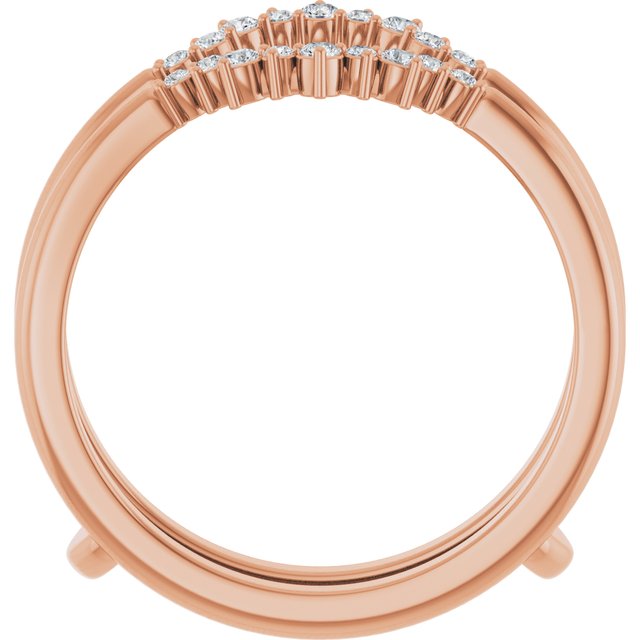 1/6 CTW Natural Diamond Ring Guard