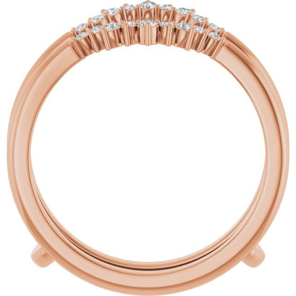 1/6 CTW Natural Diamond Ring Guard