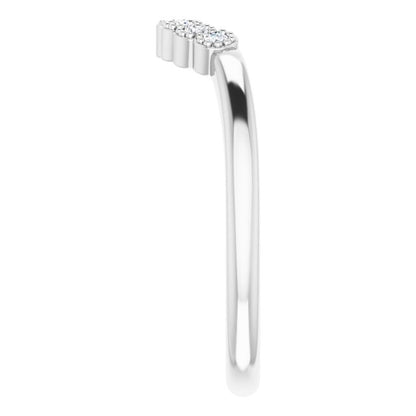 1/10 CTW Natural Diamond Matching Band, 6.11 mm
