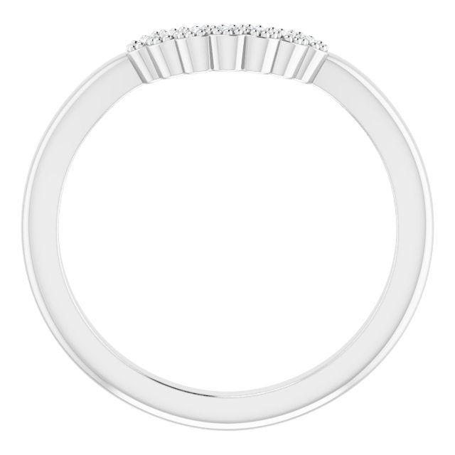 1/10 CTW Natural Diamond Matching Band, 6.11 mm