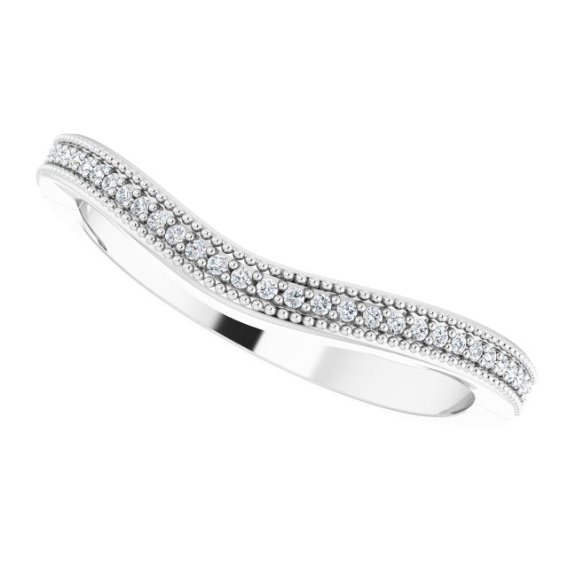 .08 CTW Natural Diamond Matching Band, 5.58 mm