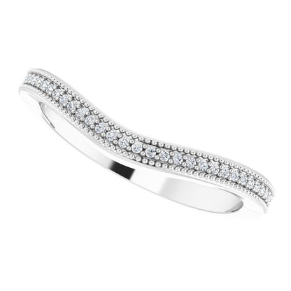 .08 CTW Natural Diamond Matching Band, 5.58 mm