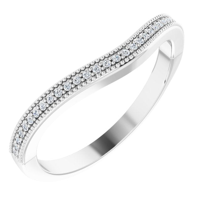 .08 CTW Natural Diamond Matching Band, 5.58 mm