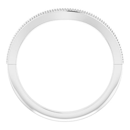 .08 CTW Natural Diamond Matching Band, 5.58 mm