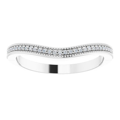 .08 CTW Natural Diamond Matching Band, 5.58 mm