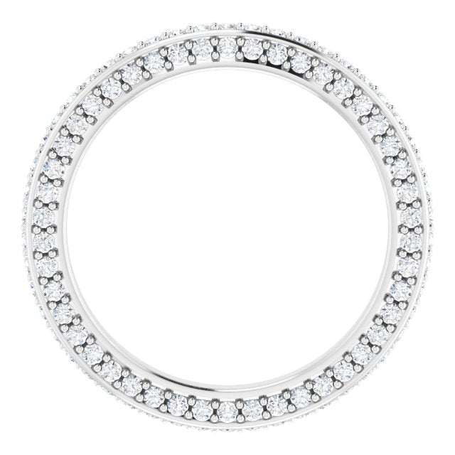 3/4 CTW Natural Diamond Eternity Band, 2 mm