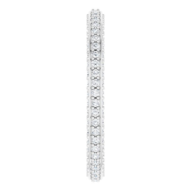 3/4 CTW Natural Diamond Eternity Band, 2 mm