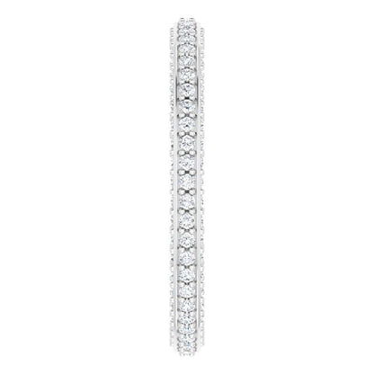 3/4 CTW Natural Diamond Eternity Band, 2 mm