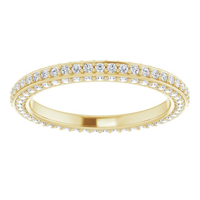 3/4 CTW Natural Diamond Eternity Band, 2 mm