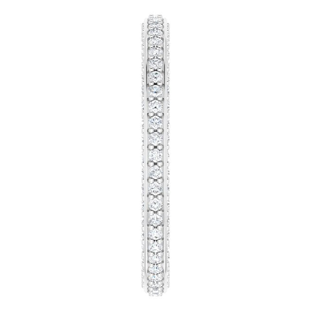 3/4 CTW Natural Diamond Eternity Band, 2 mm
