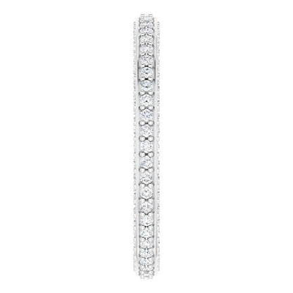 3/4 CTW Natural Diamond Eternity Band, 2 mm