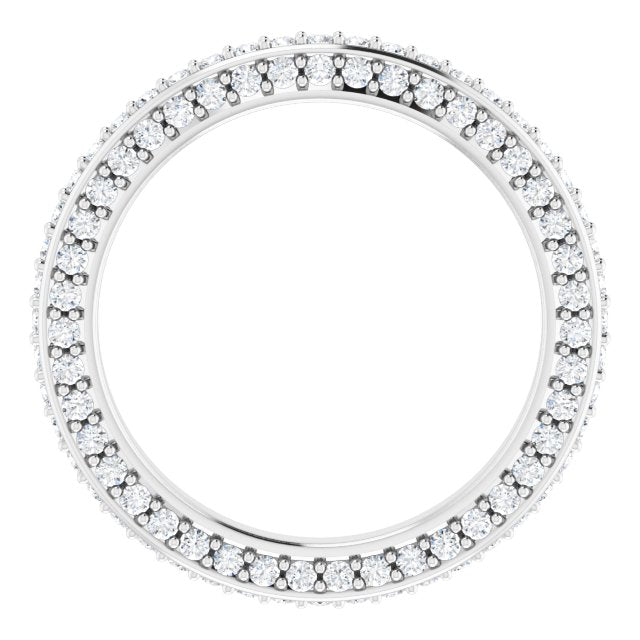 5/8 CTW Natural Diamond Eternity Band, 2 mm