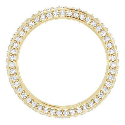 3/4 CTW Natural Diamond Eternity Band, 2 mm