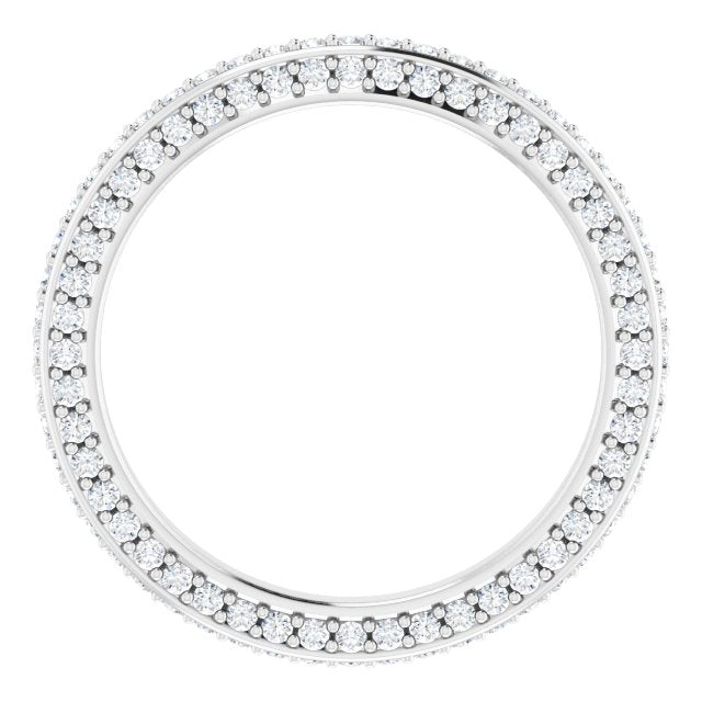3/4 CTW Natural Diamond Eternity Band, 2 mm