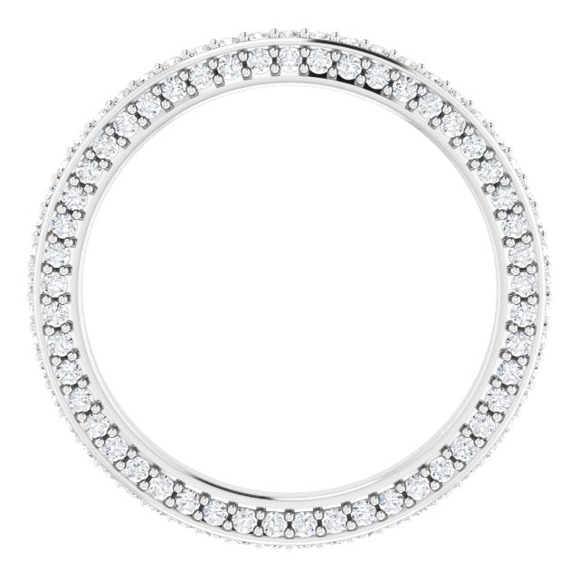 3/4 CTW Natural Diamond Eternity Band, 2 mm