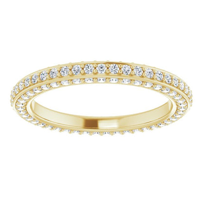 3/4 CTW Natural Diamond Eternity Band, 2 mm