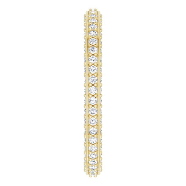 3/4 CTW Natural Diamond Eternity Band, 2 mm