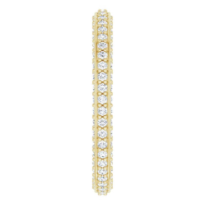 3/4 CTW Natural Diamond Eternity Band, 2 mm