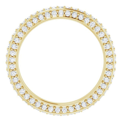 3/4 CTW Natural Diamond Eternity Band, 2 mm