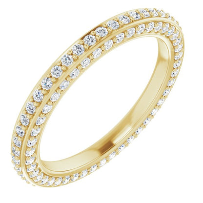 3/4 CTW Natural Diamond Eternity Band, 2 mm