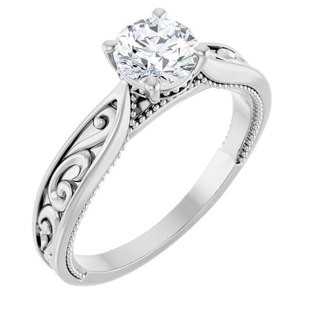 Vintage-Inspired Matching Band, 2.74 mm